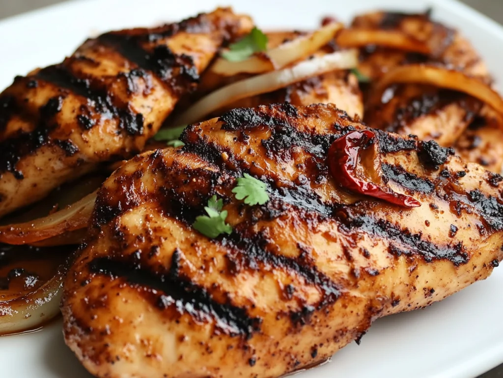 grilled bone in chicken breast