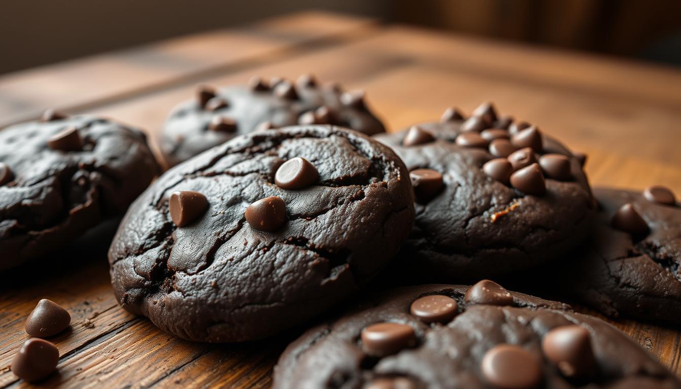 dark chocolate cookies