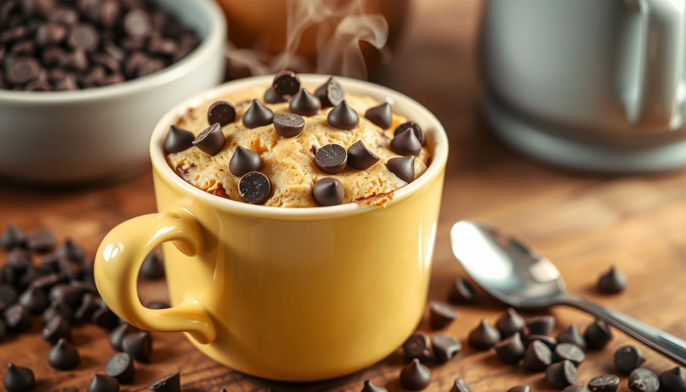 chocolate chip mug cake