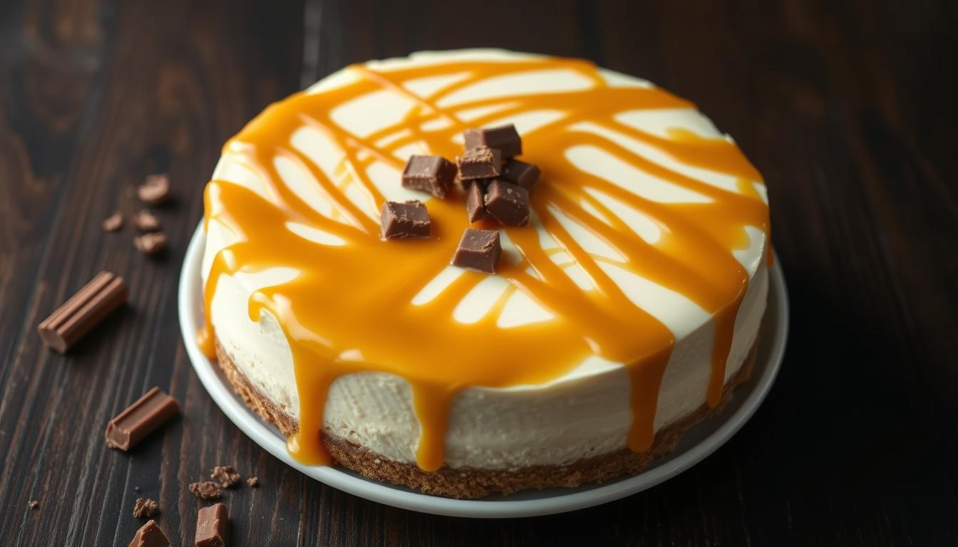 No-Bake Caramilk Cheesecake